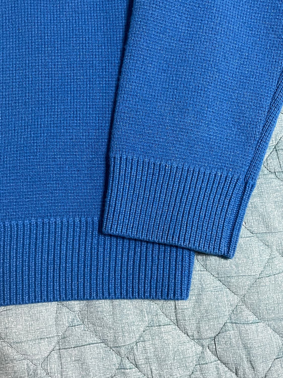 Welldone 웰던 니트 가디건 블루 M size 상품이미지6