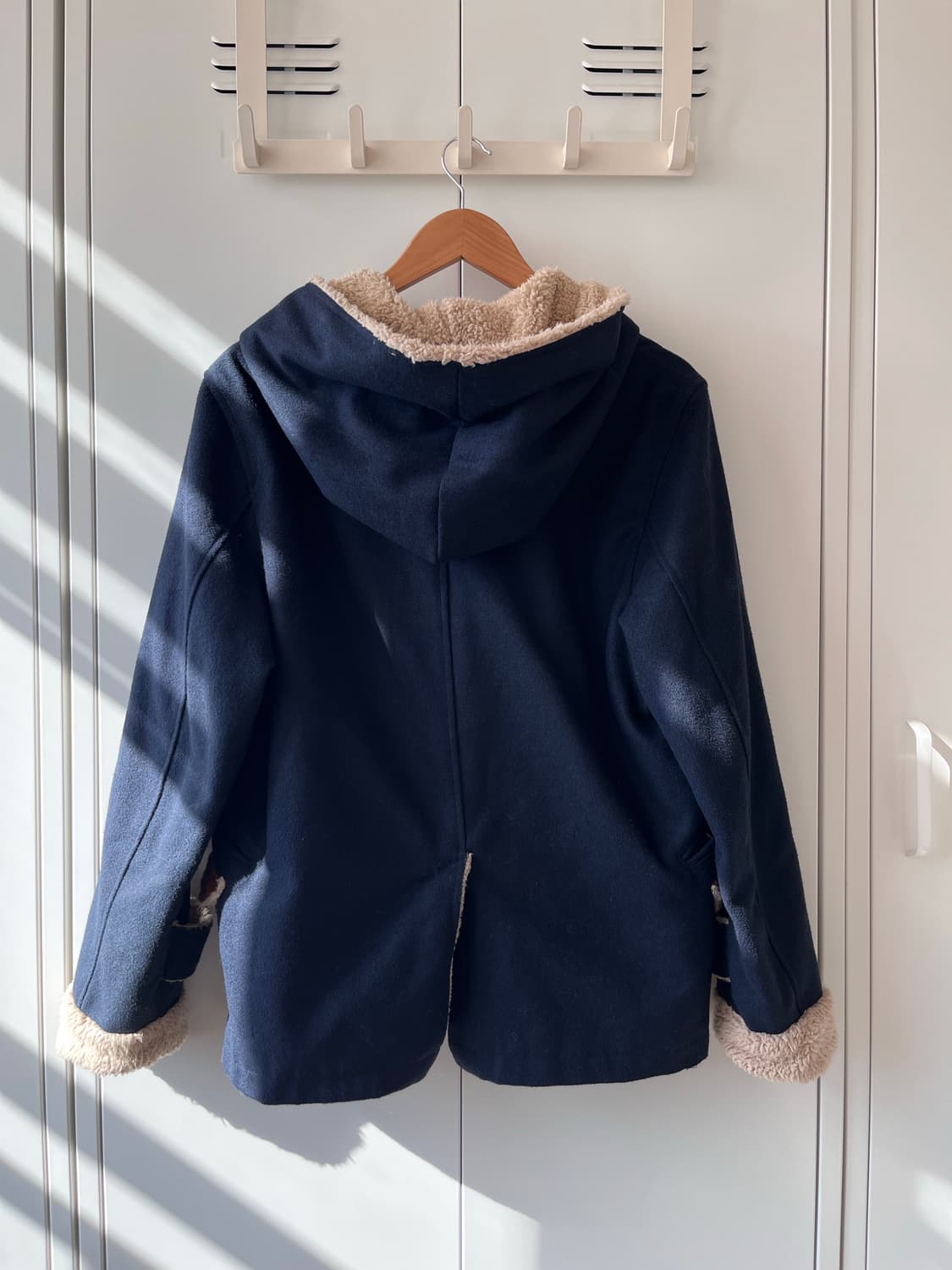 (Rare) Up start 양털 더플 후드 숏코트  상품이미지8