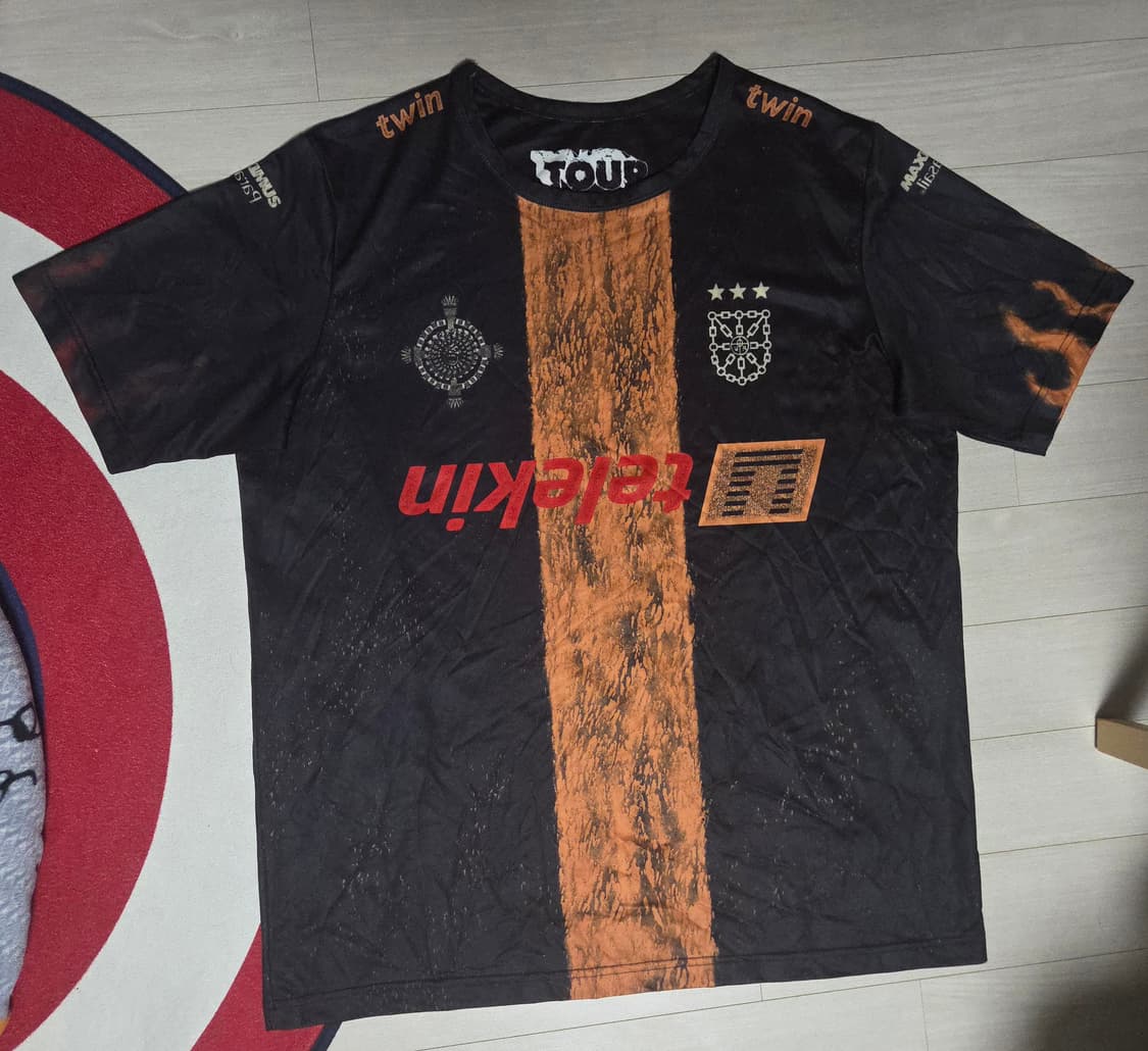 [L] 트래비스 스캇 캑터스잭 스페인 사커 저지 반팔 티셔츠 상품이미지1