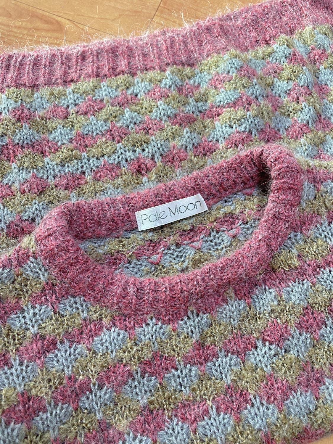 Pastel Multi-Color Cozy Wool Blend Vinta 상품이미지5