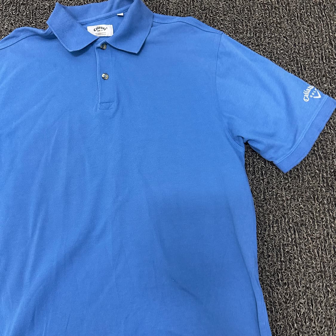 캘러웨이 남성 골프웨어 카라티 반팔티셔츠 블루 M 상품이미지2