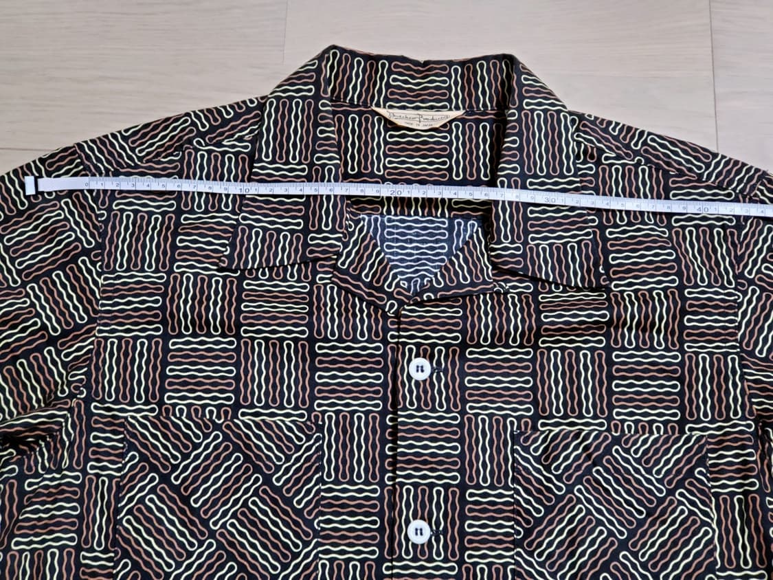 타임원클로딩 부처프로덕츠 지오메트릭 셔츠  15 엣라코 엣라스트 상품이미지6