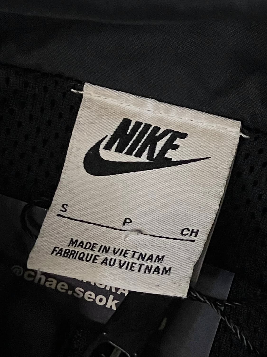 나이키 반집업 바람막이 자켓 블랙 S  #csz3867 상품이미지5