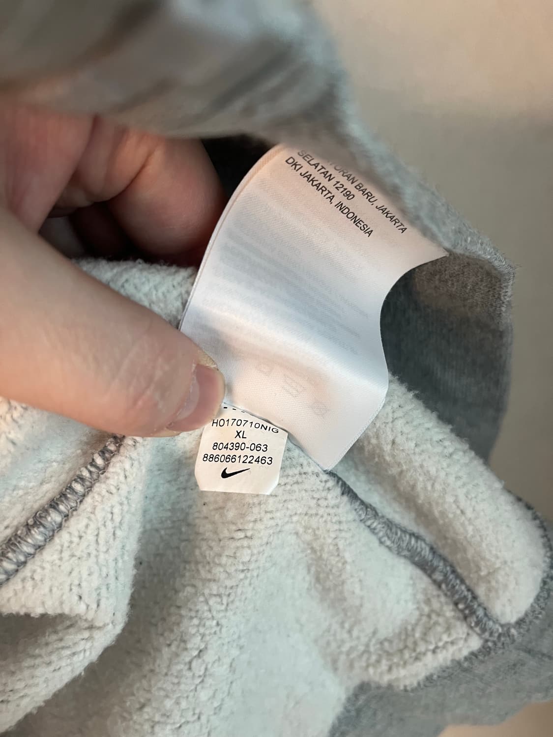 나이키 후드집업 그레이 (XL) 상품이미지6