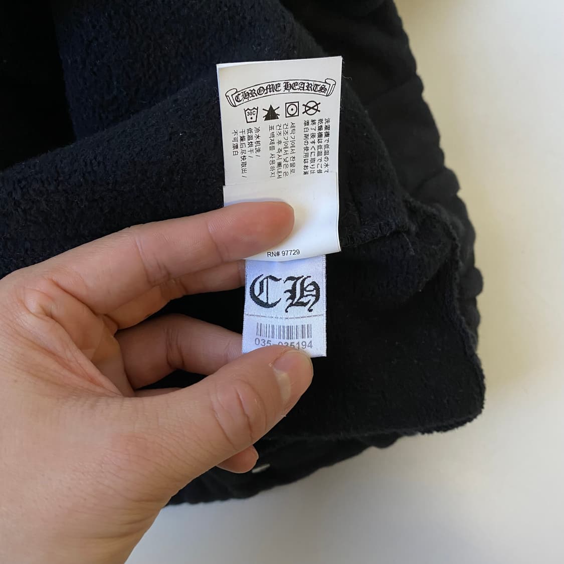 [L] 크롬하츠 슬로라이드 헤비 스웻팬츠 블랙 상품이미지10