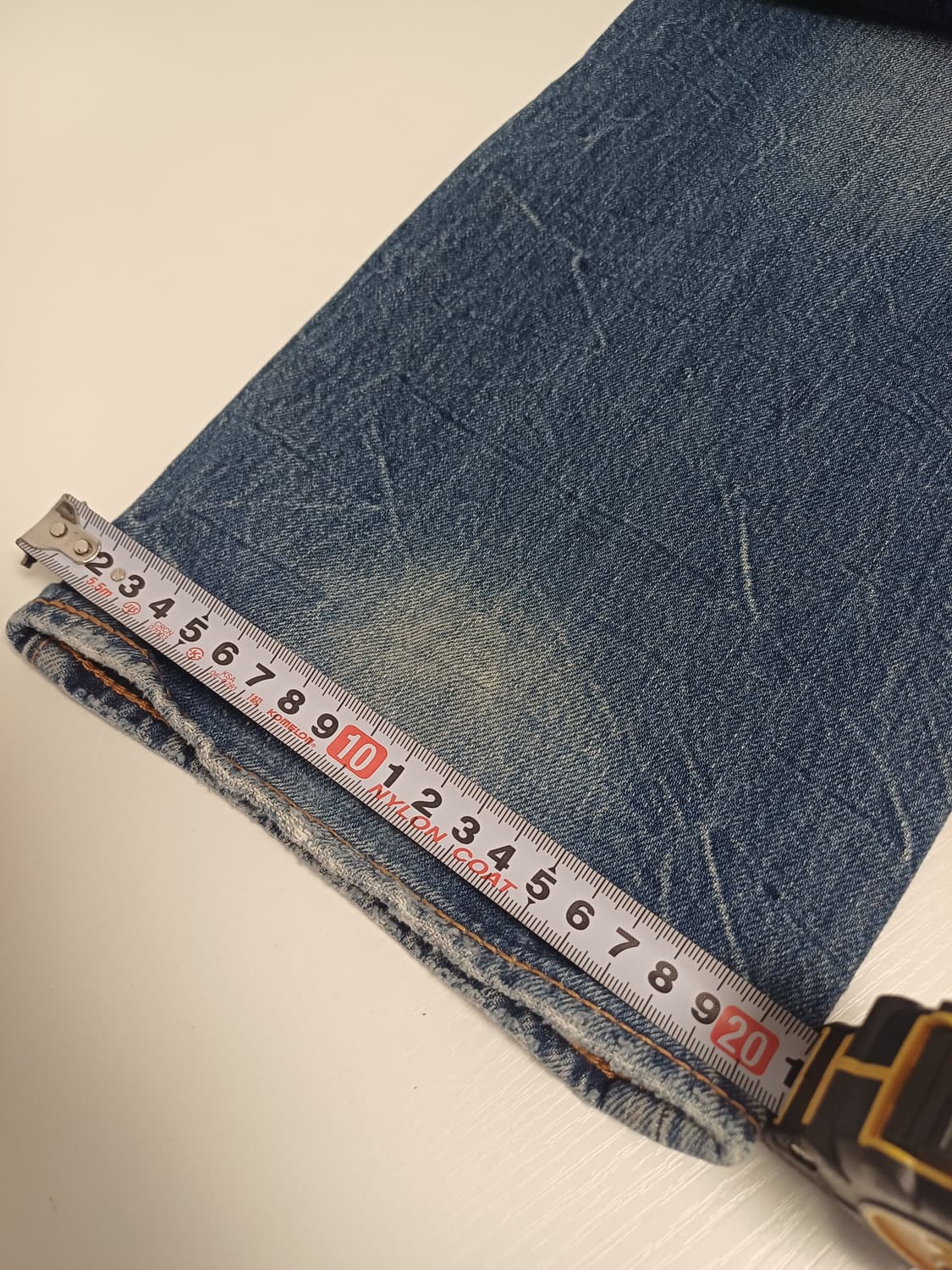 리바이스 501 오리지널 데미지 워싱 데님 (W32 L34) 상품이미지10