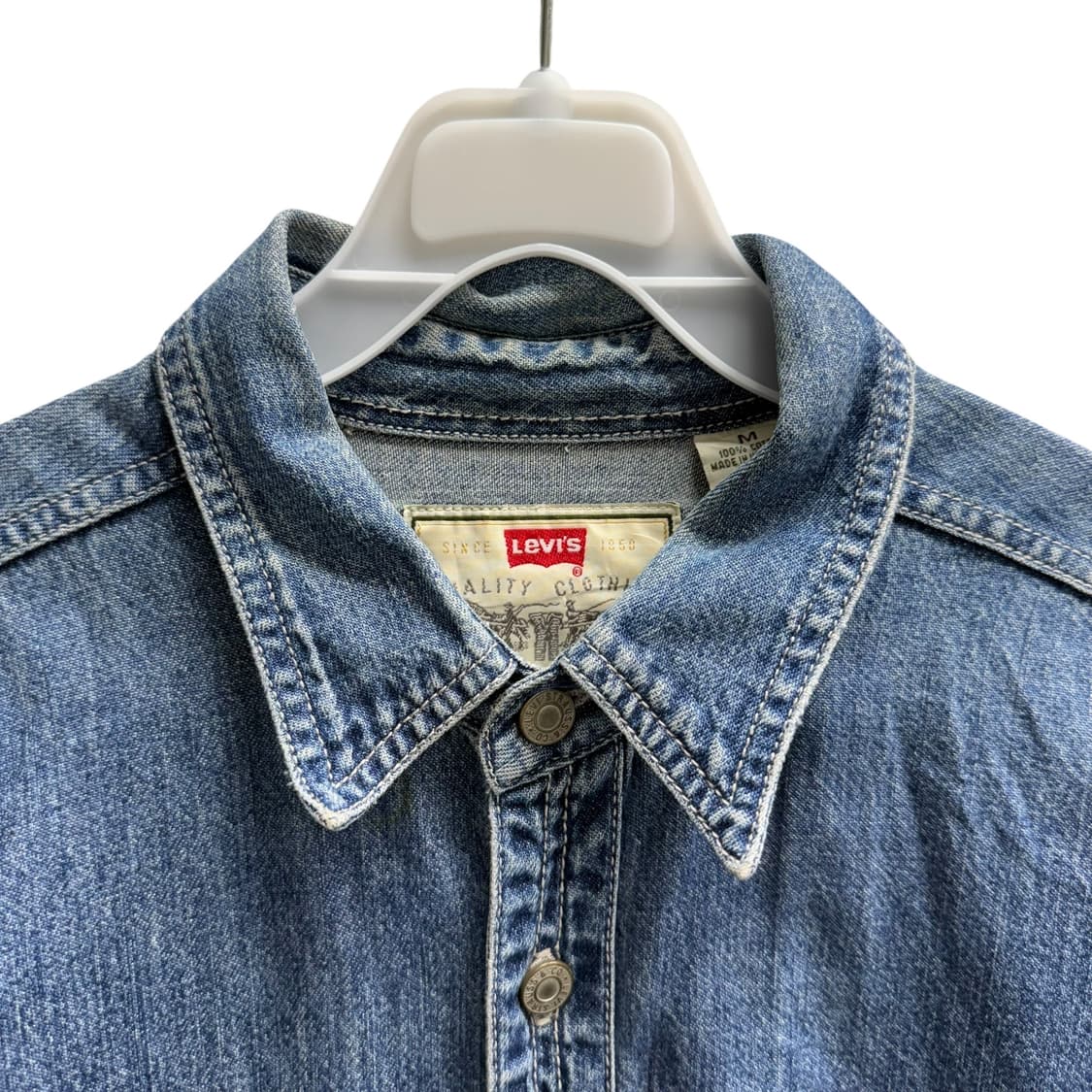 [M] 리바이스 진청 데님 셔츠 상품이미지5