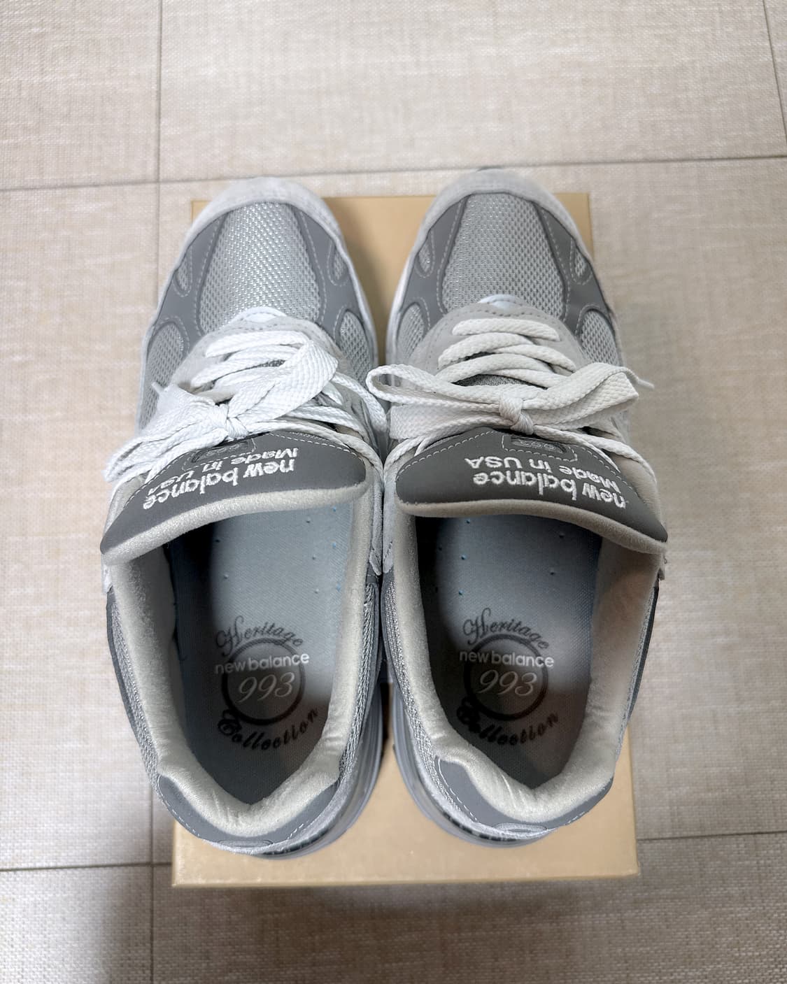 뉴발란스 993 그레이 270 B 스탠다드 상품이미지4