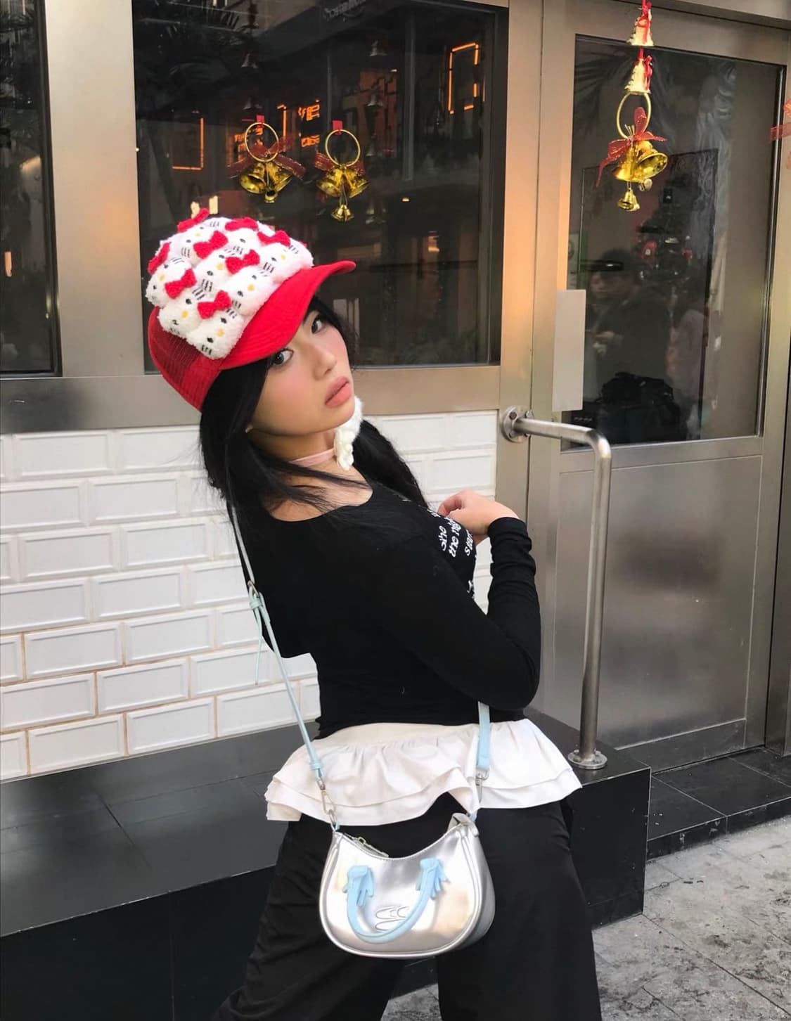 noocap 헬로키티 부클 메쉬 볼캡 상품이미지3