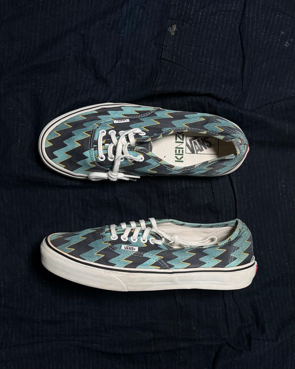 반스 x 겐조 어센틱 ‘라이트닝 볼트 - 아쿠아 블루’ US10 상품이미지1