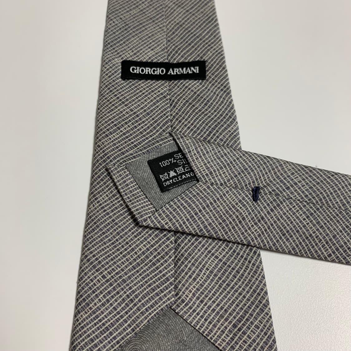 조르지오 아르마니 신형라벨 명품 클래식 정장넥타이 7.7cm 상품이미지7