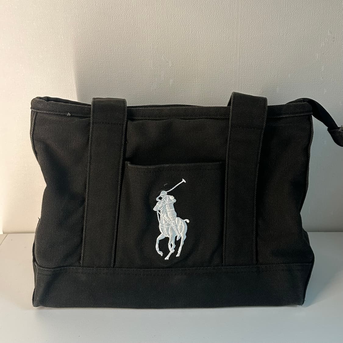 폴로 랄프로렌 빈티지 캔버스 숄더백 토트백 상품이미지2