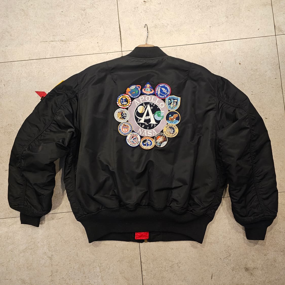 Xl 알파인더스트리 아돌포 ma1 자켓 블랙 상품이미지5