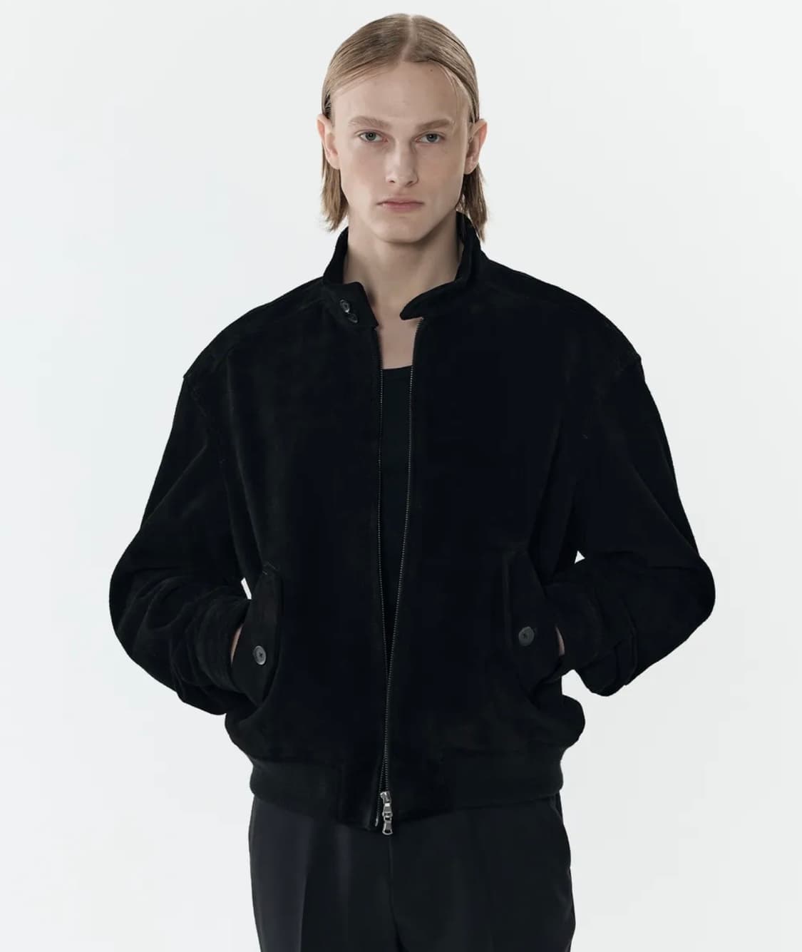 커넥트킨록 리얼레더 스웨이드 해링턴 자켓 s사이즈 상품이미지2