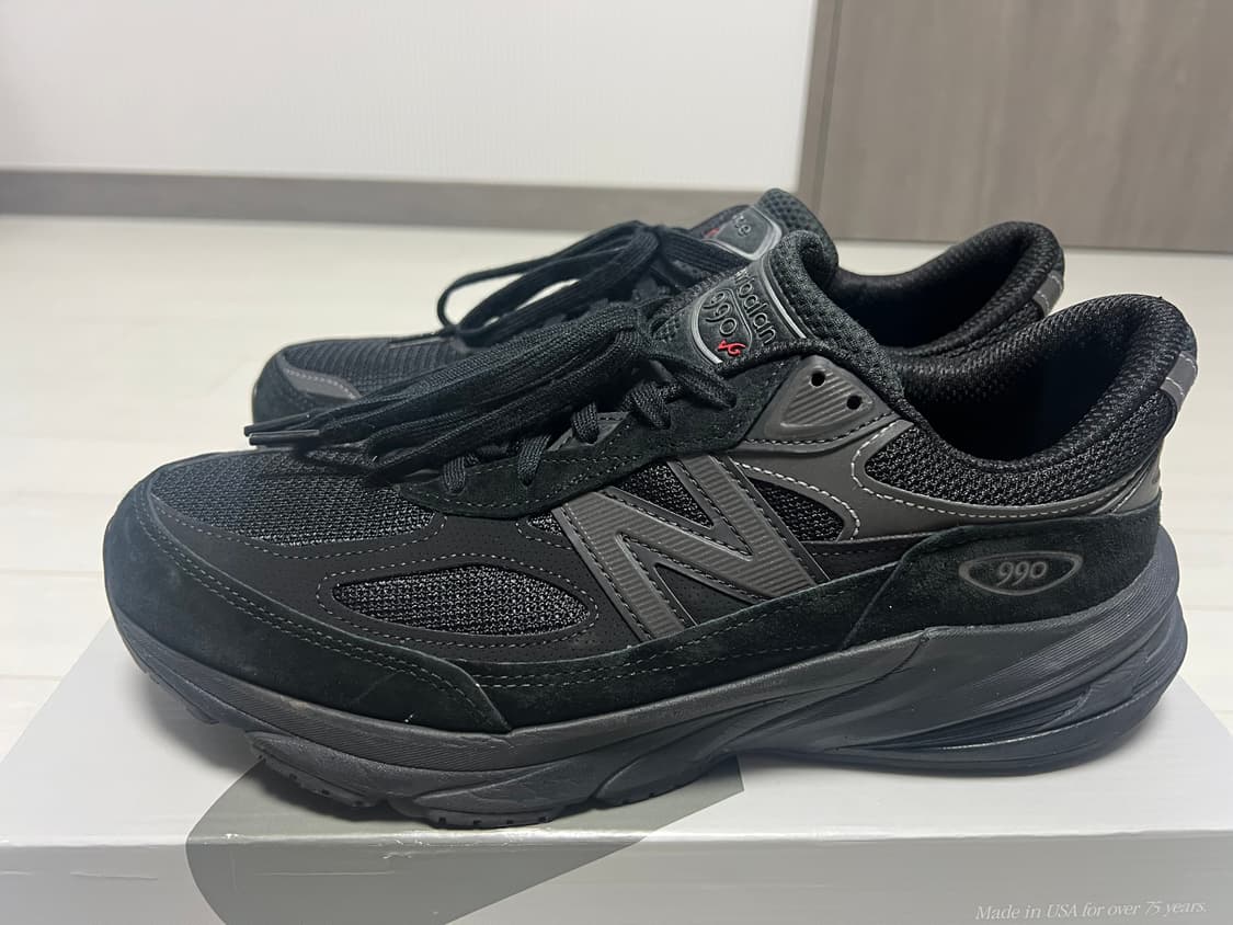 뉴발란스 990v6 Maide in USA 트리플블랙-D스탠다드 280 상품이미지4