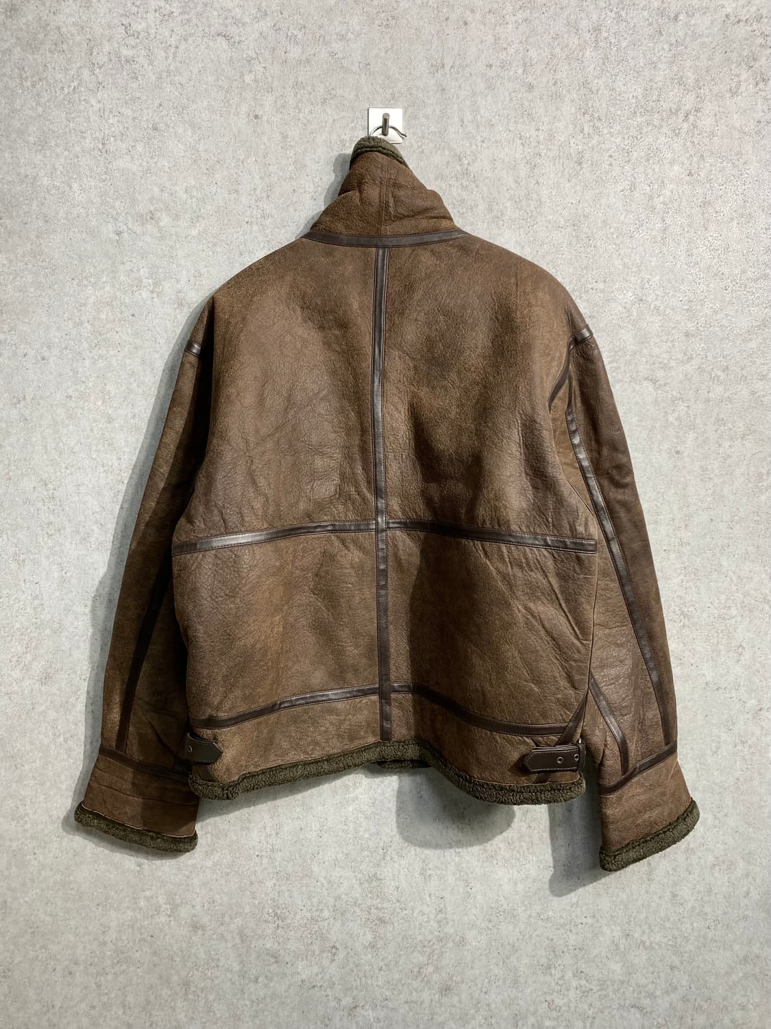 [XXL] 90s Vintage 빈티지 리얼레더 무스탕자켓 상품이미지5