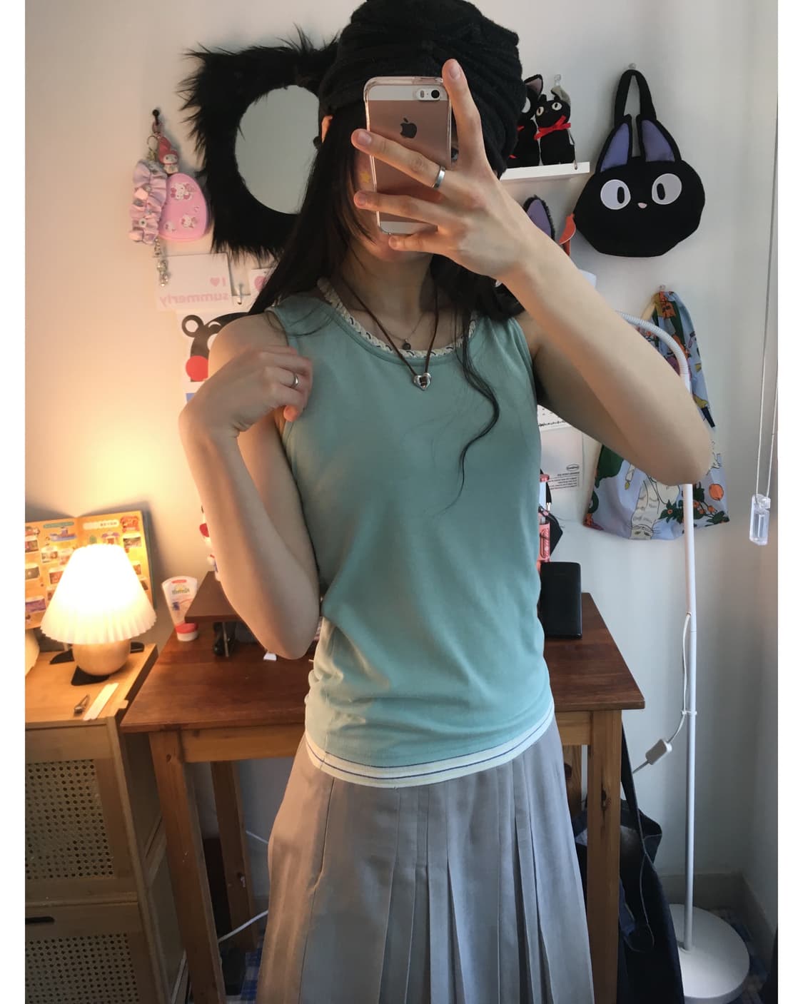 vintage twisted strap sleeveless mint 상품이미지3