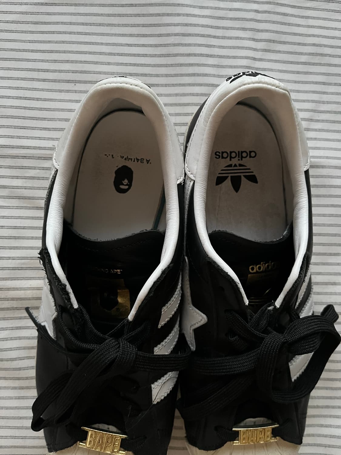 베이프 x 아디다스 오리지널스 슈퍼스타 스니커즈 (250) 상품이미지4