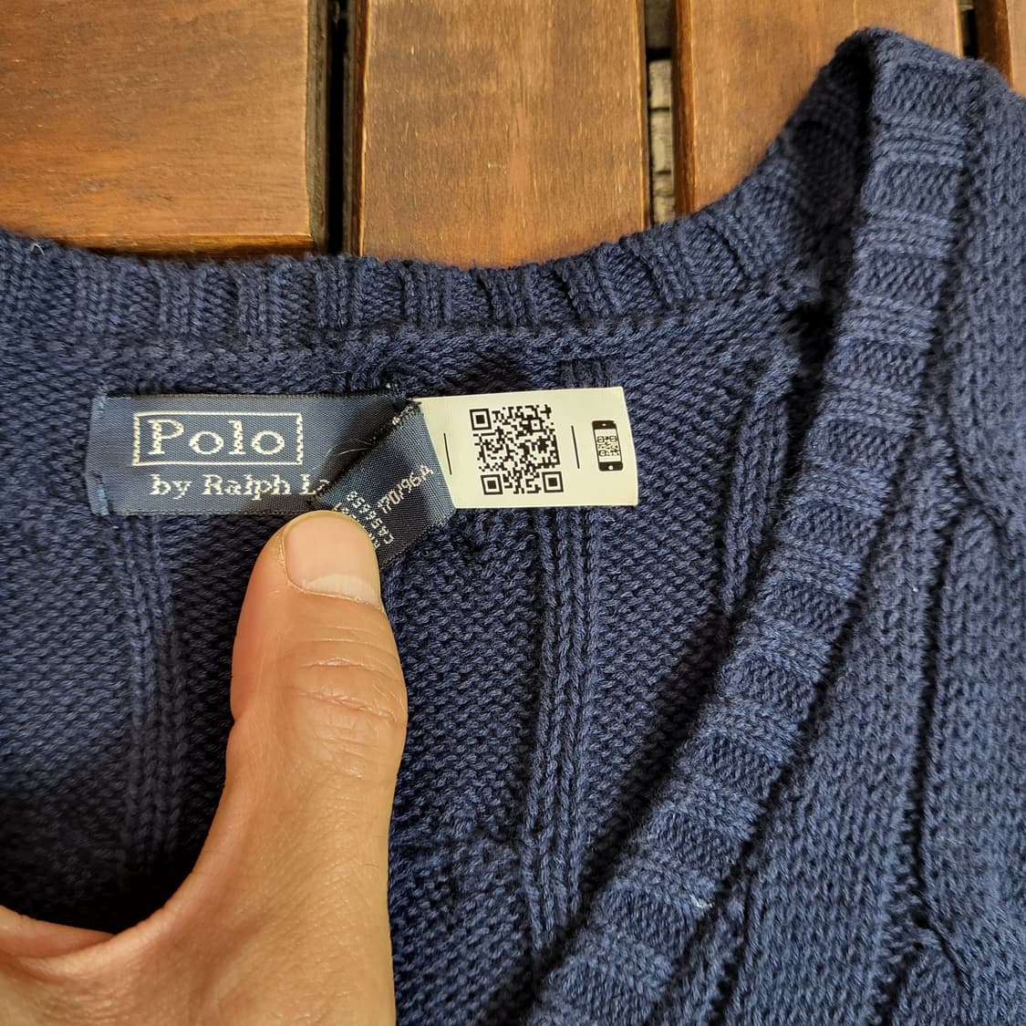 폴로 랄프로렌 브이넥 스웻 (L) 상품이미지4