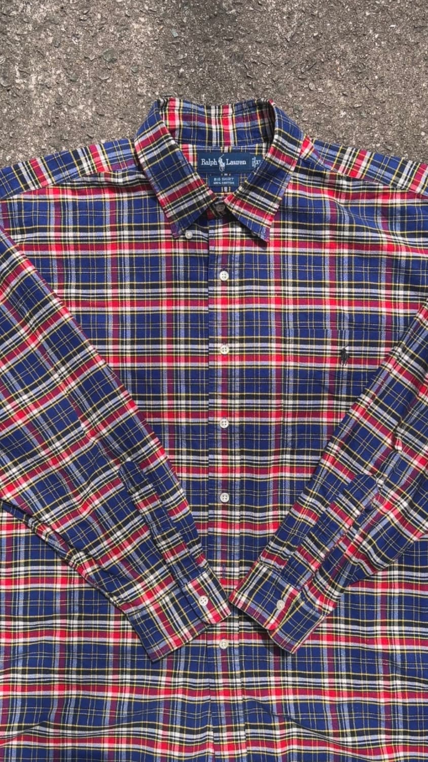 [90s POLO vintage] 폴로 Big shirt XL 상품이미지1