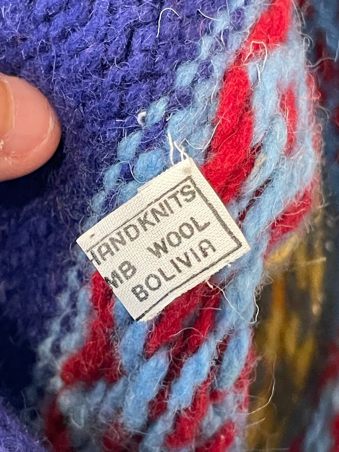 빈티지 램스울비니 퍼플 상품이미지5