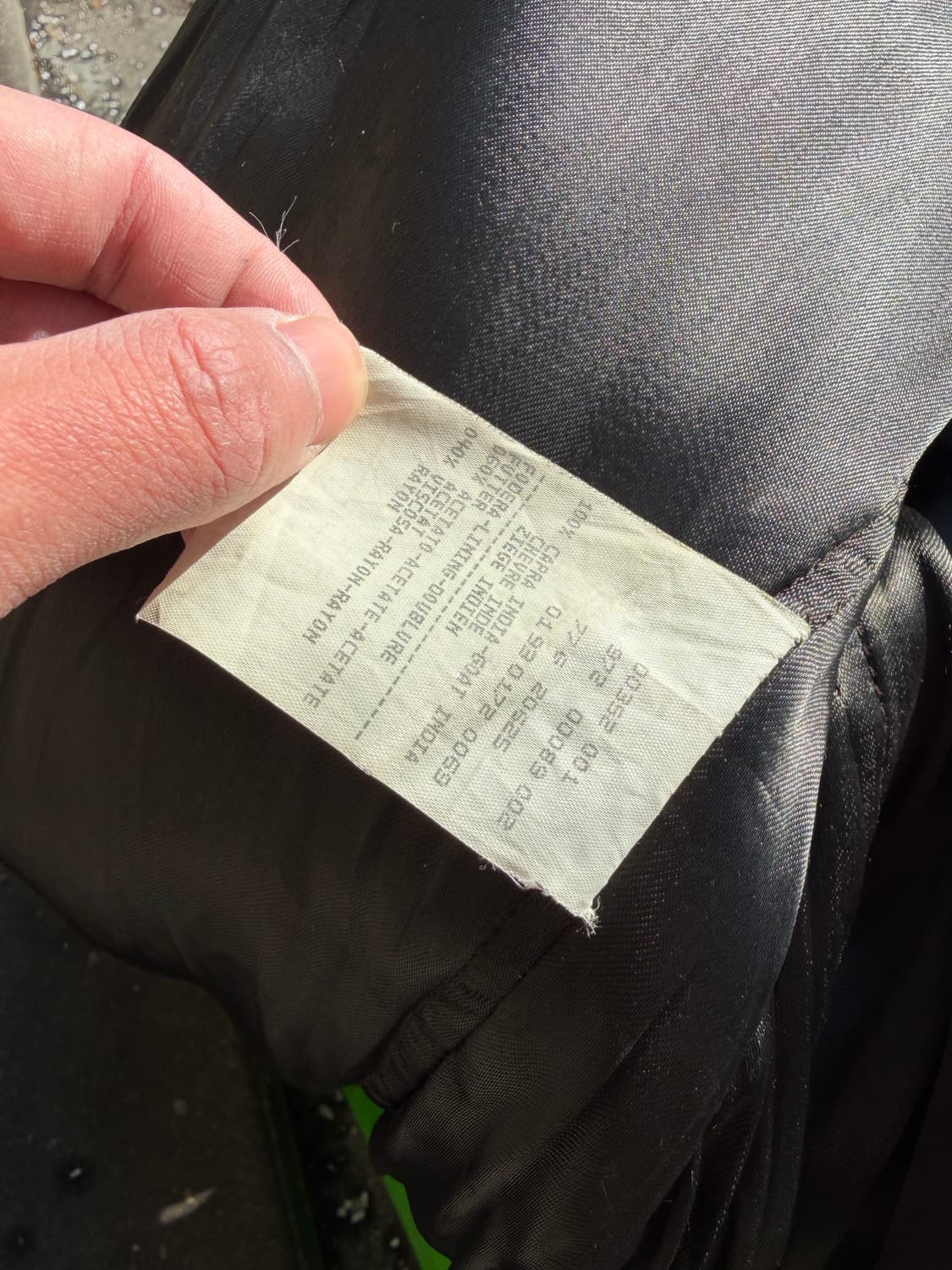 90s 엠포리오 아르마니 레더 카코트 상품이미지6