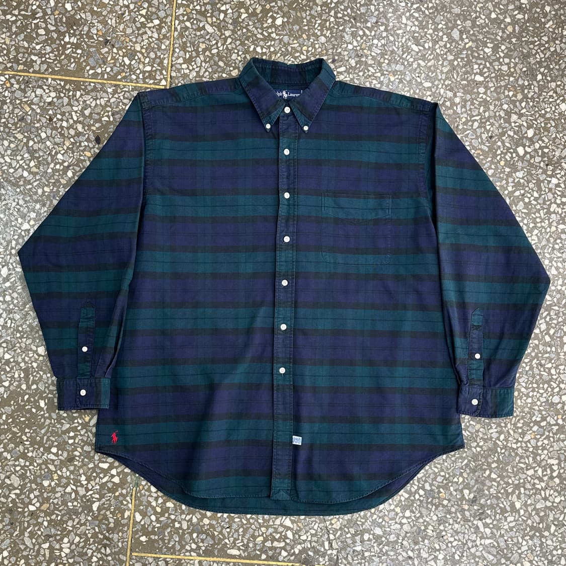 90s 폴로 랄프로렌 더 빅 옥스포드 셔츠 빅셔츠 XL 상품이미지1