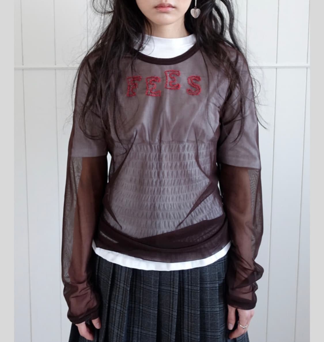 샵페어리 메쉬 탑 상품이미지1