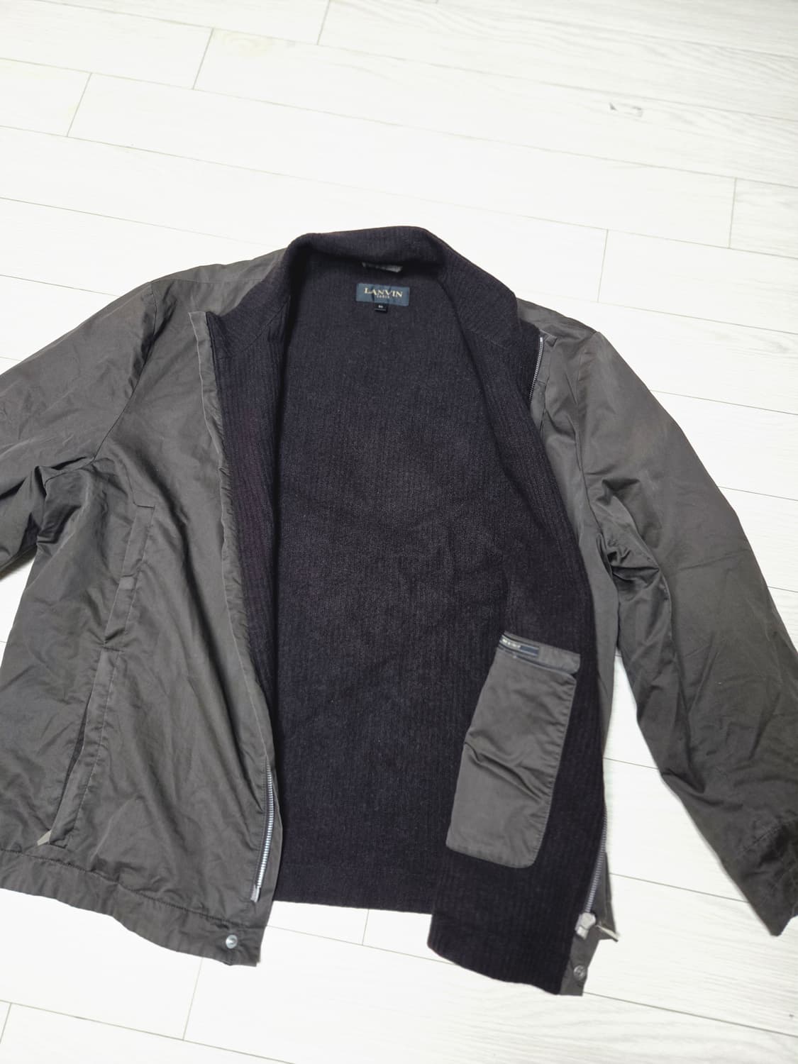 랑방 니트 라이닝 하이브리드 워커 자켓 상품이미지5