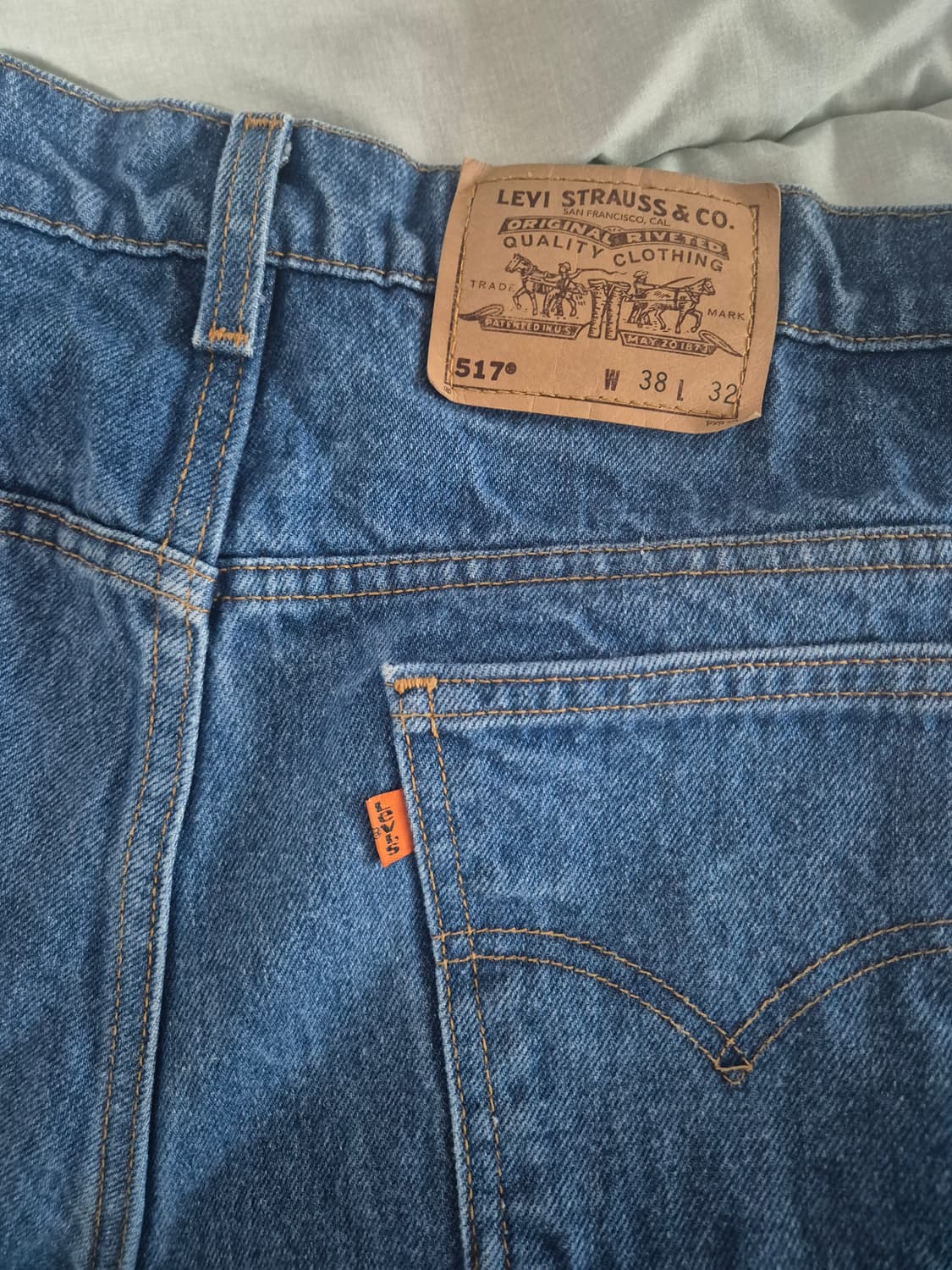 90s 리바이스 517 오렌지탭 Made in usa 상품이미지3