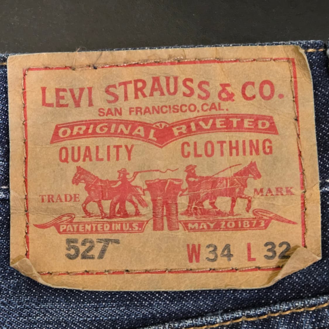 [34] 00’s Levi’s 527 부츠컷 데님팬츠 (인디고) 상품이미지7