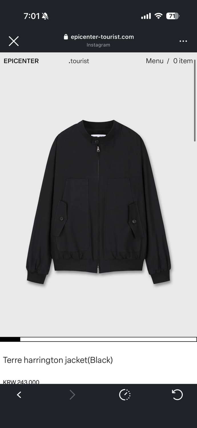 에피센터 해링턴 자켓 상품이미지2