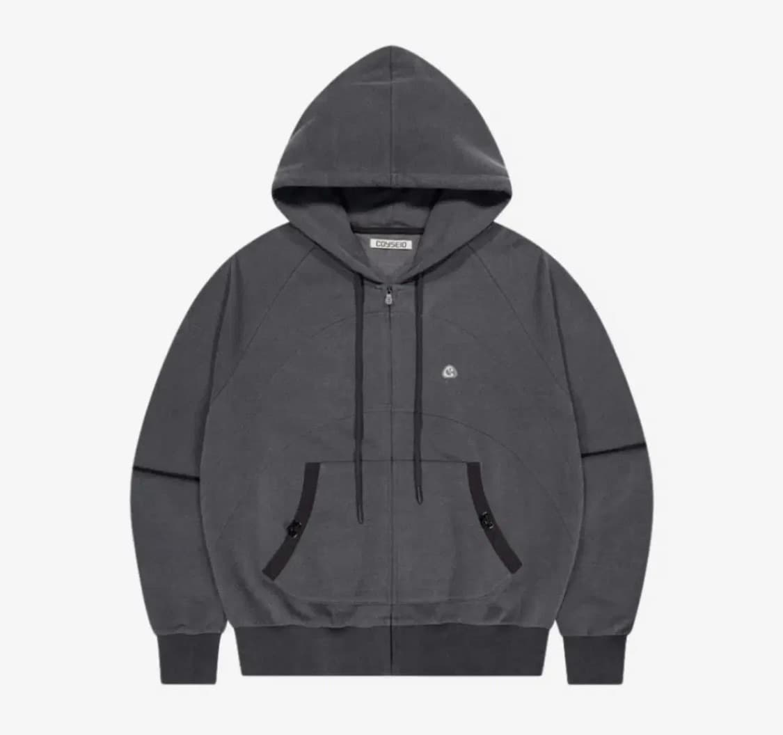 suu / 코이세이오 후드집업 블랙 상품이미지1