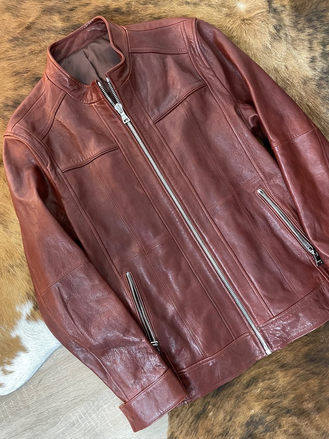 반하트 디 알바자 양가죽 라이더 자켓 상품이미지4