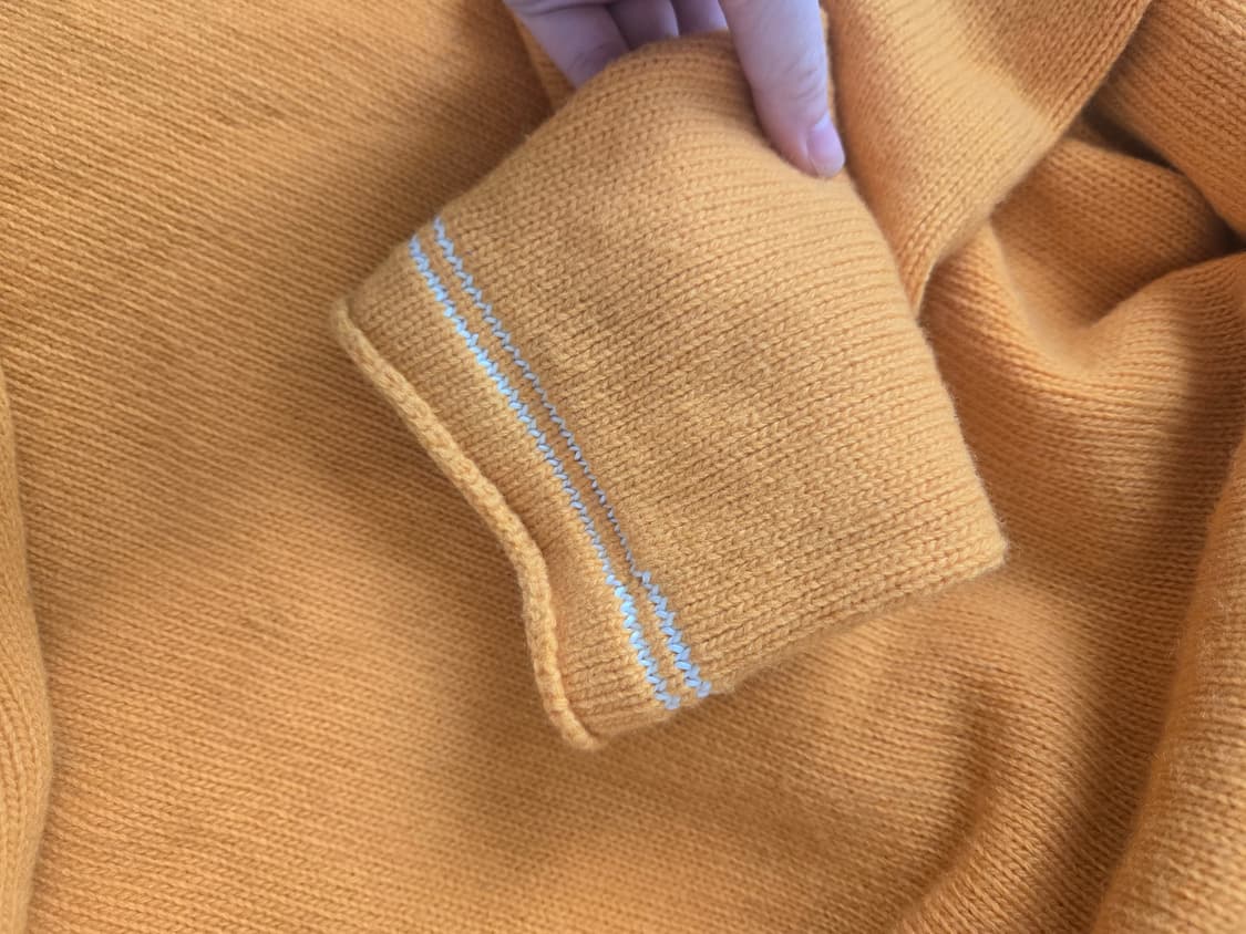 스톤아일랜드 스톤 와펜 니트 XL 오렌지색 상품이미지3