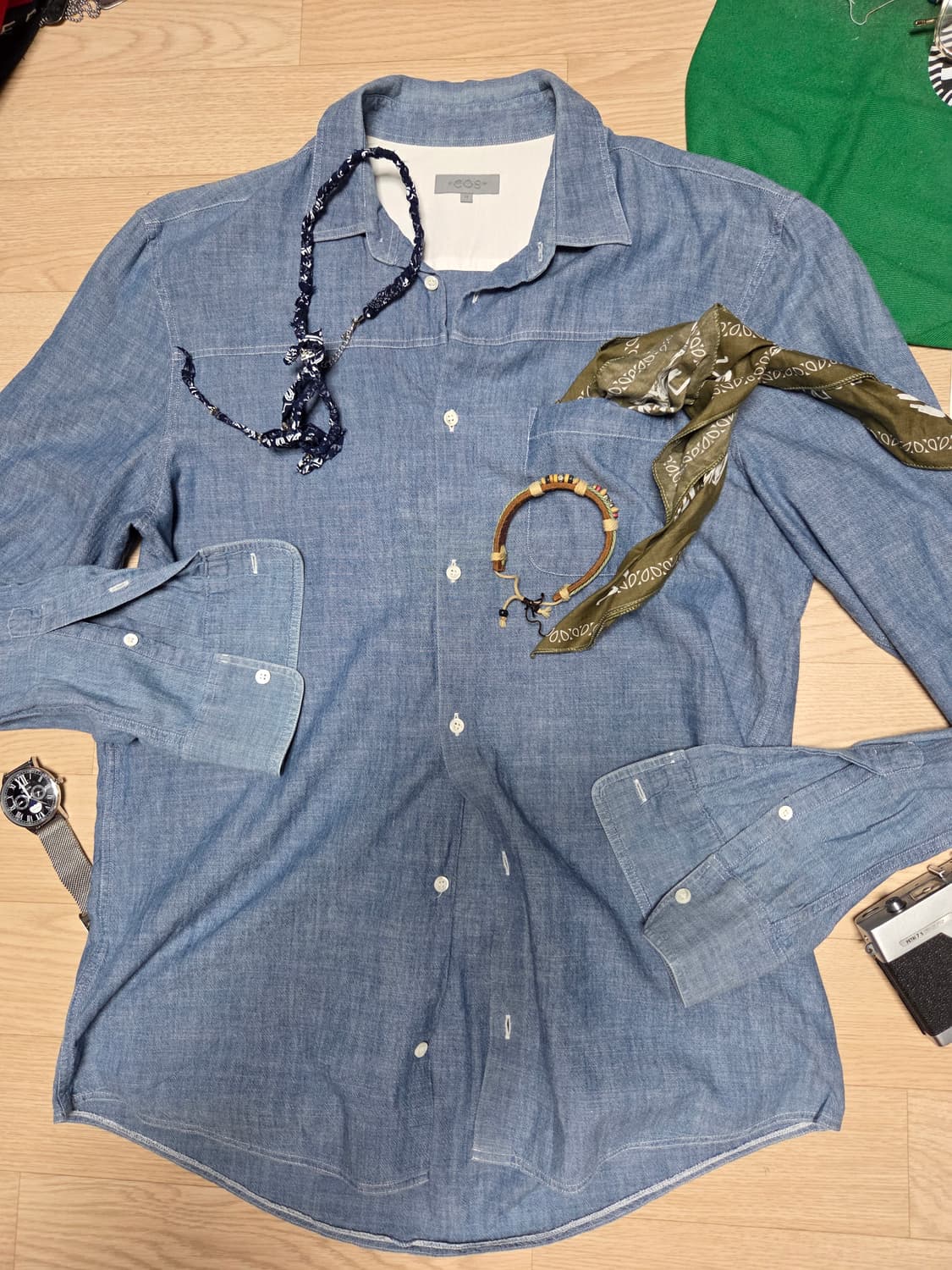 (새상품)BROOKS BROTHERS 긴팔 카라티 티셔츠 슬리브  상품이미지7