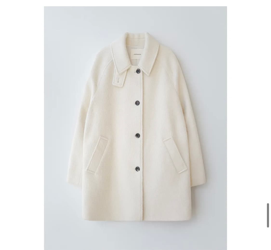 앤니즈 알파카 벨티드 하프 코트(새상품) 상품이미지4