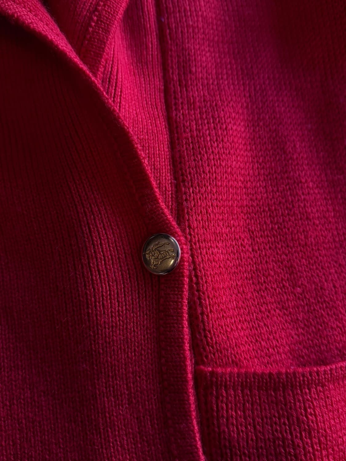 버버리 이탈리아 메이트 80s 금장 가디건 여성66-77 상품이미지9