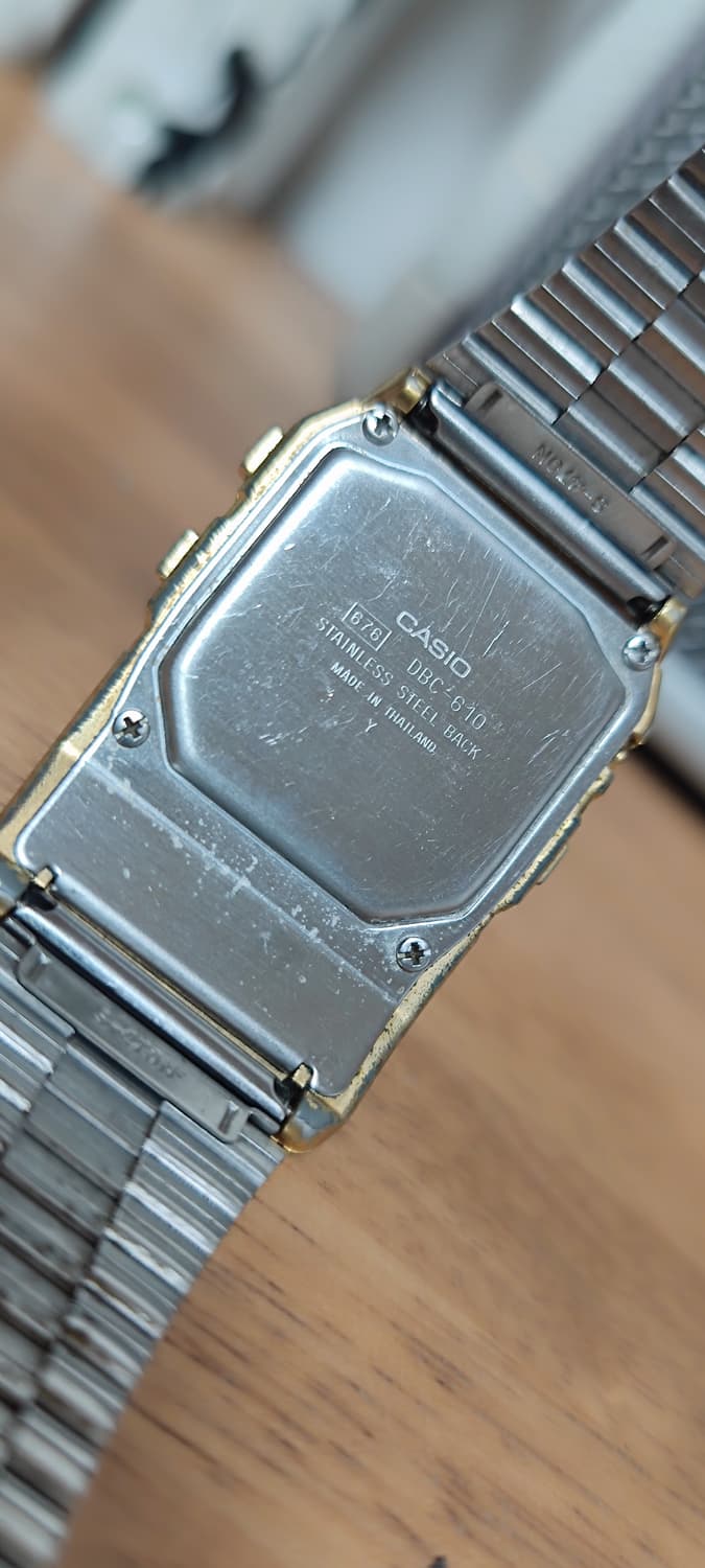 # CASIO 카시오 DBC-610 리얼빈티지 계산기 시계 급처 / 레어 상품이미지8