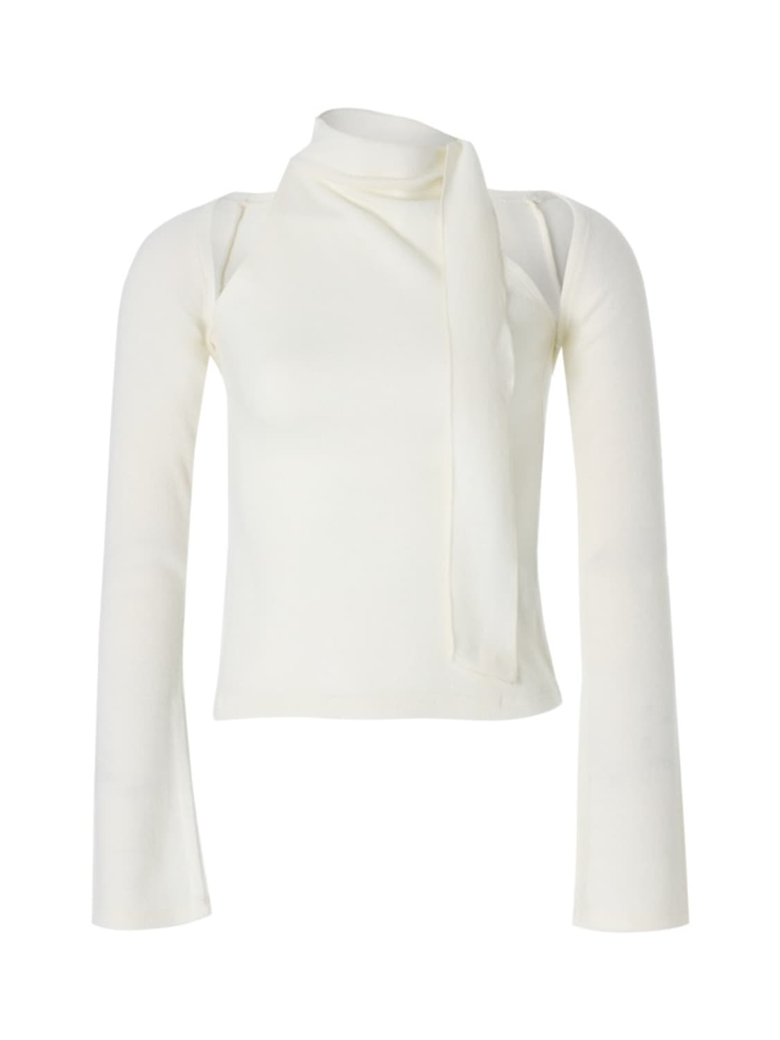 낫유어로즈 Halter scarf bolero set (Ivory) 상품이미지1