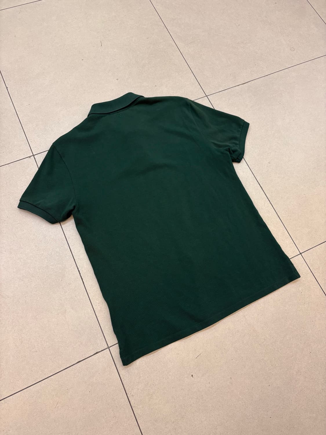 AMI 스몰 하트자수 카라 반팔티 그린 상품이미지6