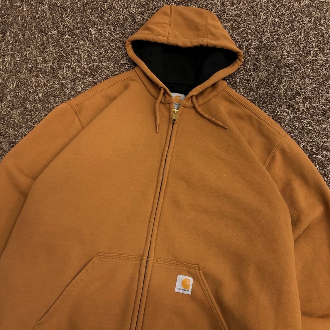 칼하트 된장 레인디펜더 써멀 후드집업 상품이미지2