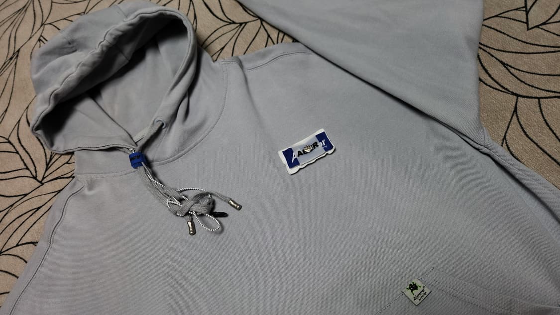 아더에러 세미오버핏 Rivet label hoodie 3사이즈105 상품이미지4