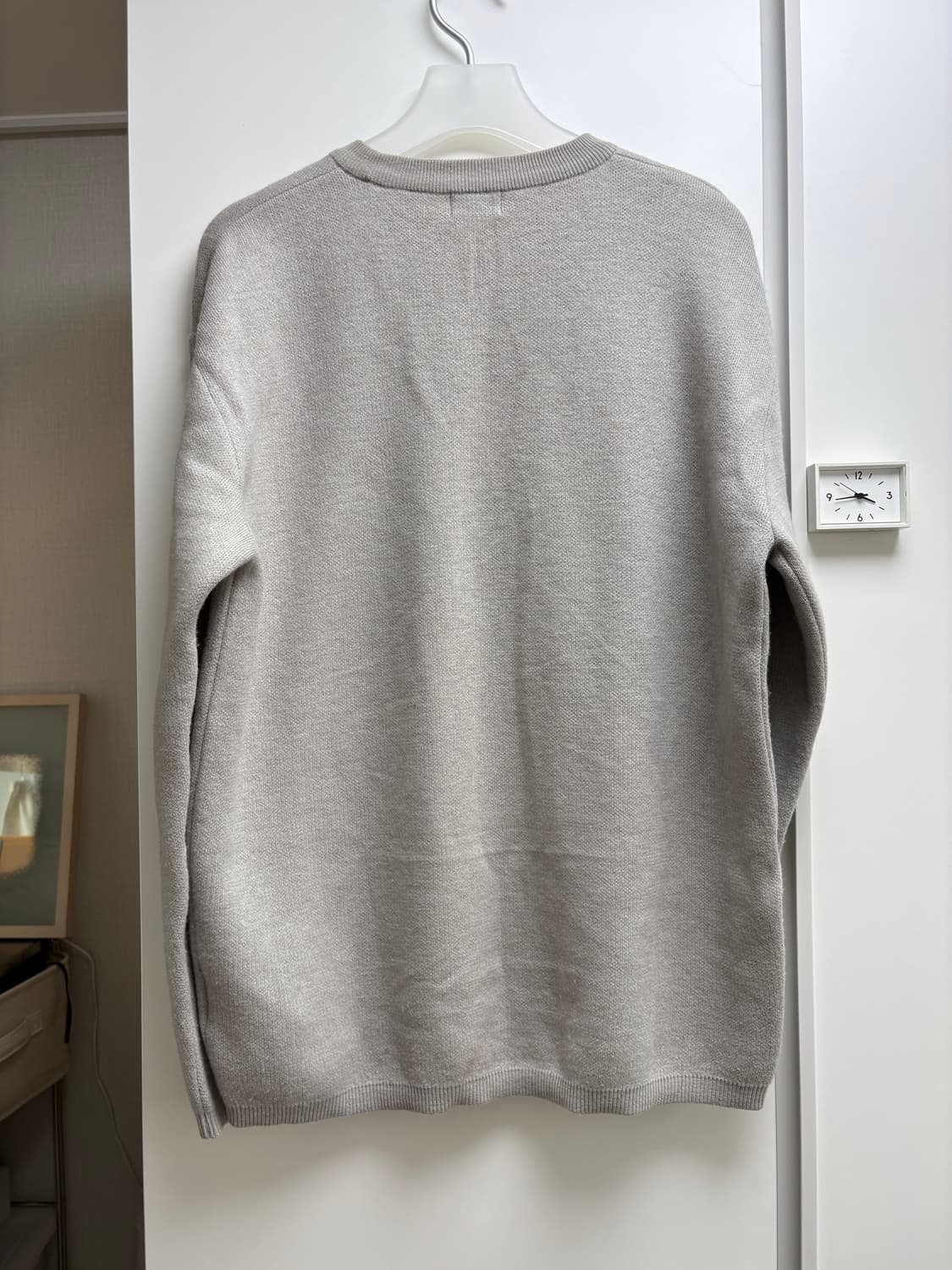 쿠어 그레이 니트 울캐시혼방 니트 L 상품이미지2