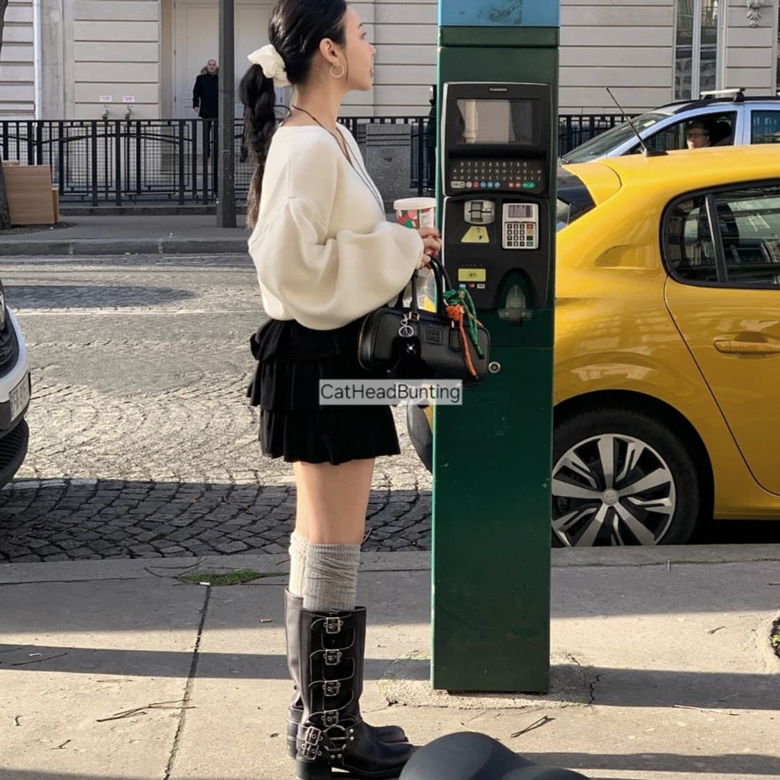 릿킴 블랙업 어텀 프롬비기닝 블랙 캉캉 스커트 상품이미지3