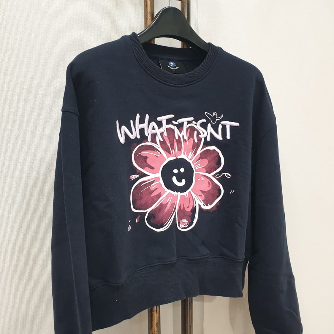 와릿이즌 크롭 맨투맨 (F) 상품이미지2