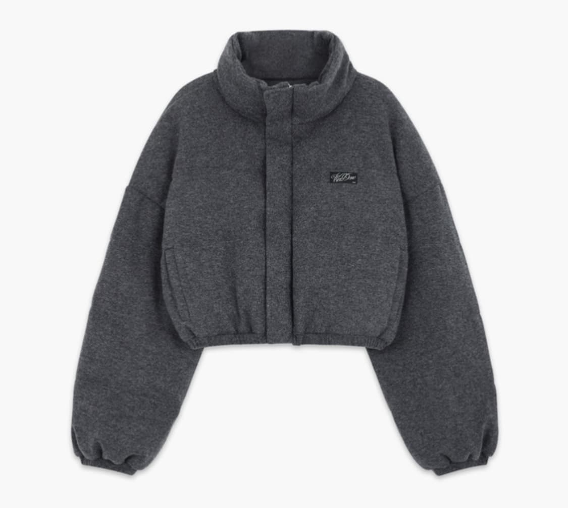 웰던 we11done 캐시미어 니트 다운 재킷 상품이미지1