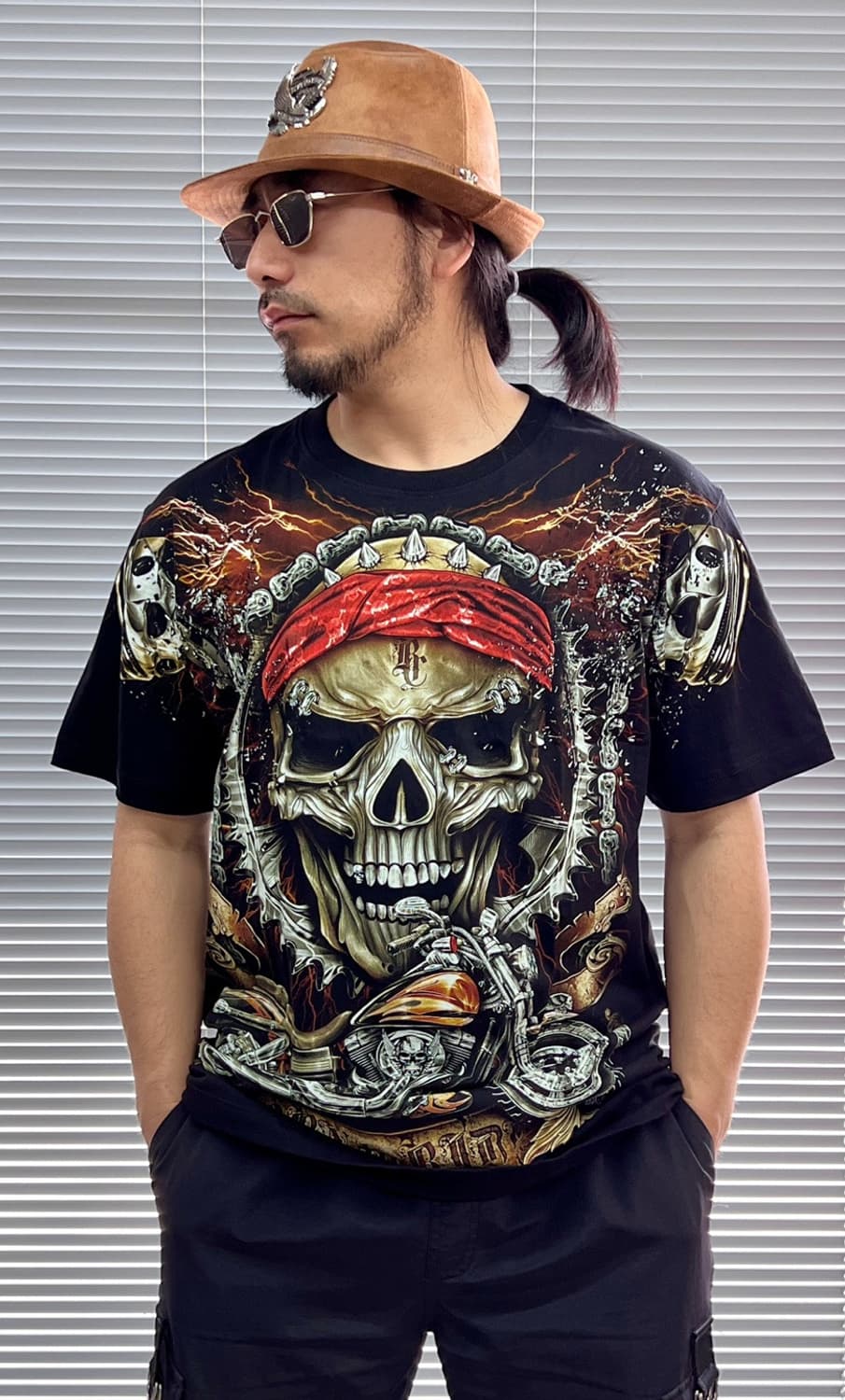 열정 빨간띠 스컬 바이크  상품이미지2