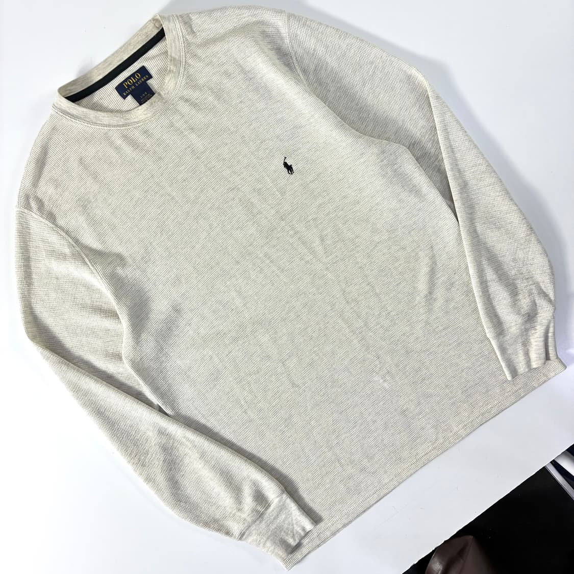 Polo  폴로 랄프로렌 자수 와플 니트 티셔츠  상품이미지2