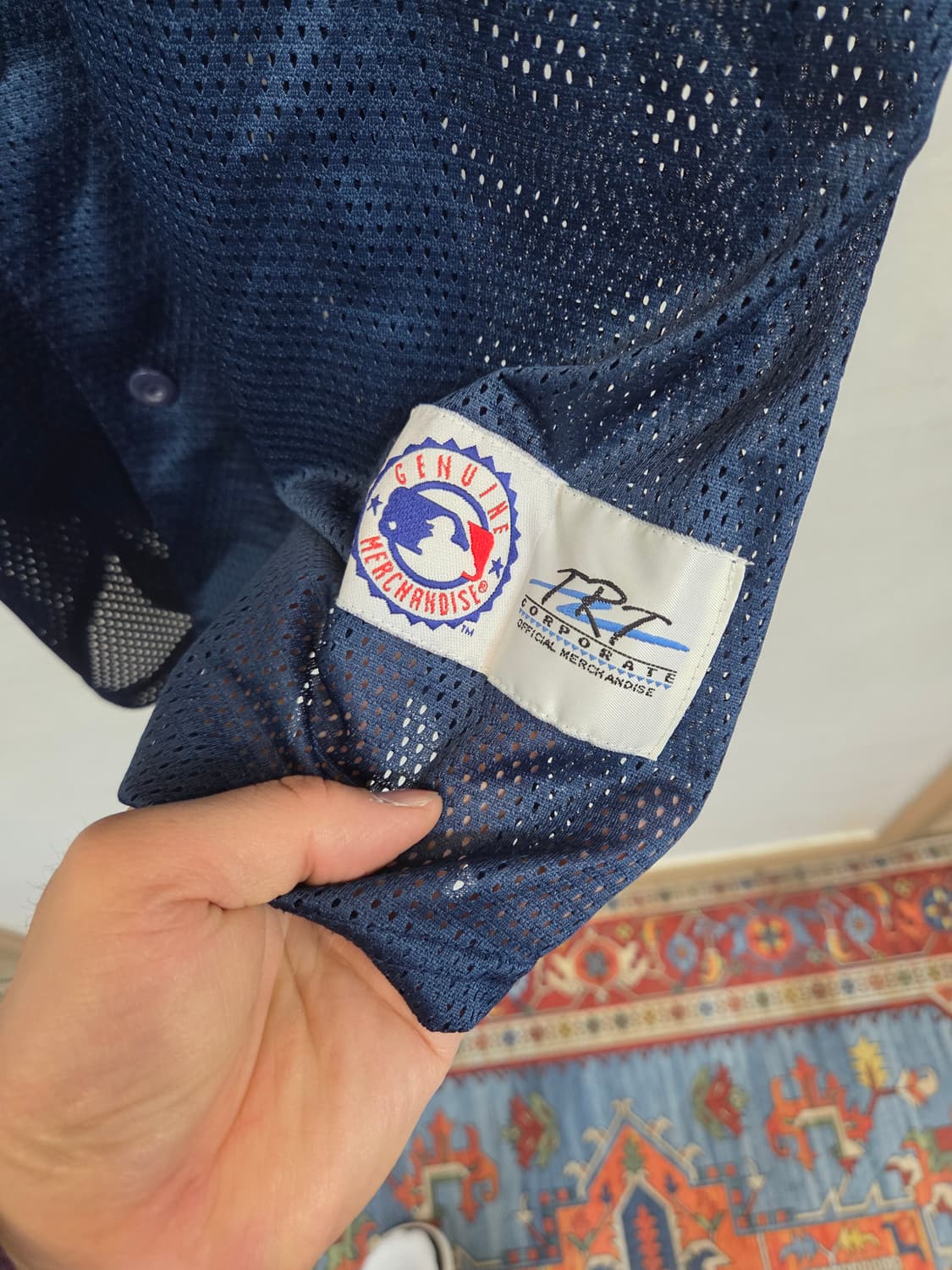 Trt mlb 뉴욕양키즈 유니폼 메쉬 져지반팔 L 상품이미지5